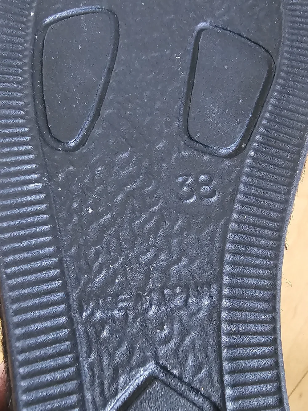 Poldo Calzature Robi Melange Negro Espadrille Wedge Sandals Black Size 38